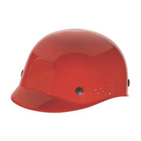 Msa Safety Cap, Bump, Suspension Withsweatband, Red 10033653